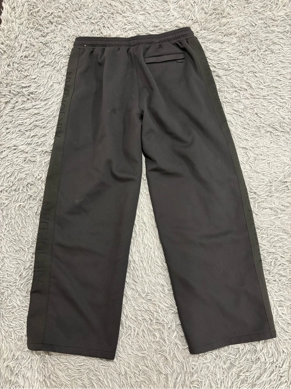 Air Jordan Men’s Black XL Soft Lounge Wide Leg Sweatpants FZ2134-045 Athleisure